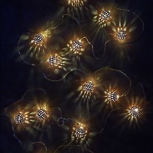 Copper Lantern String Lights from Anthropologie